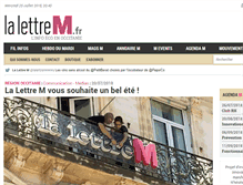 Tablet Screenshot of lalettrem.fr